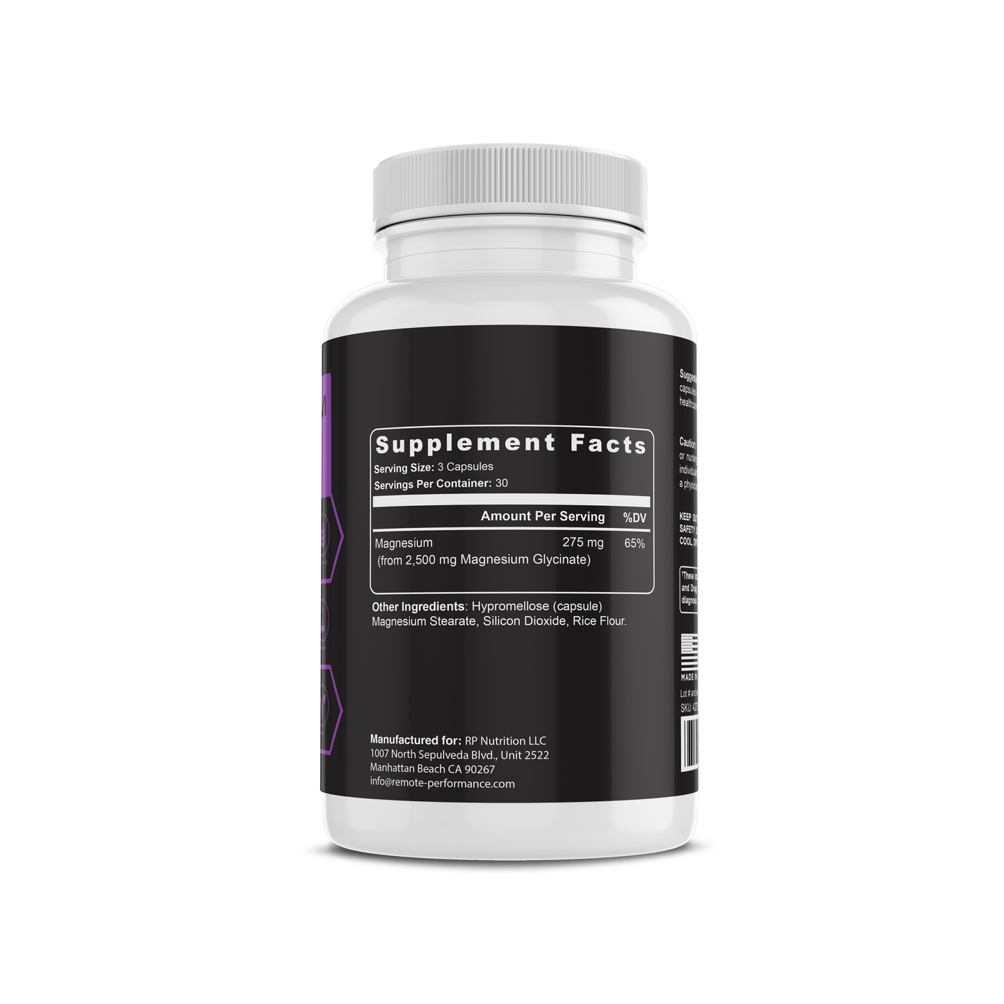 EASE Magnesium Glycinate - Remote Performance