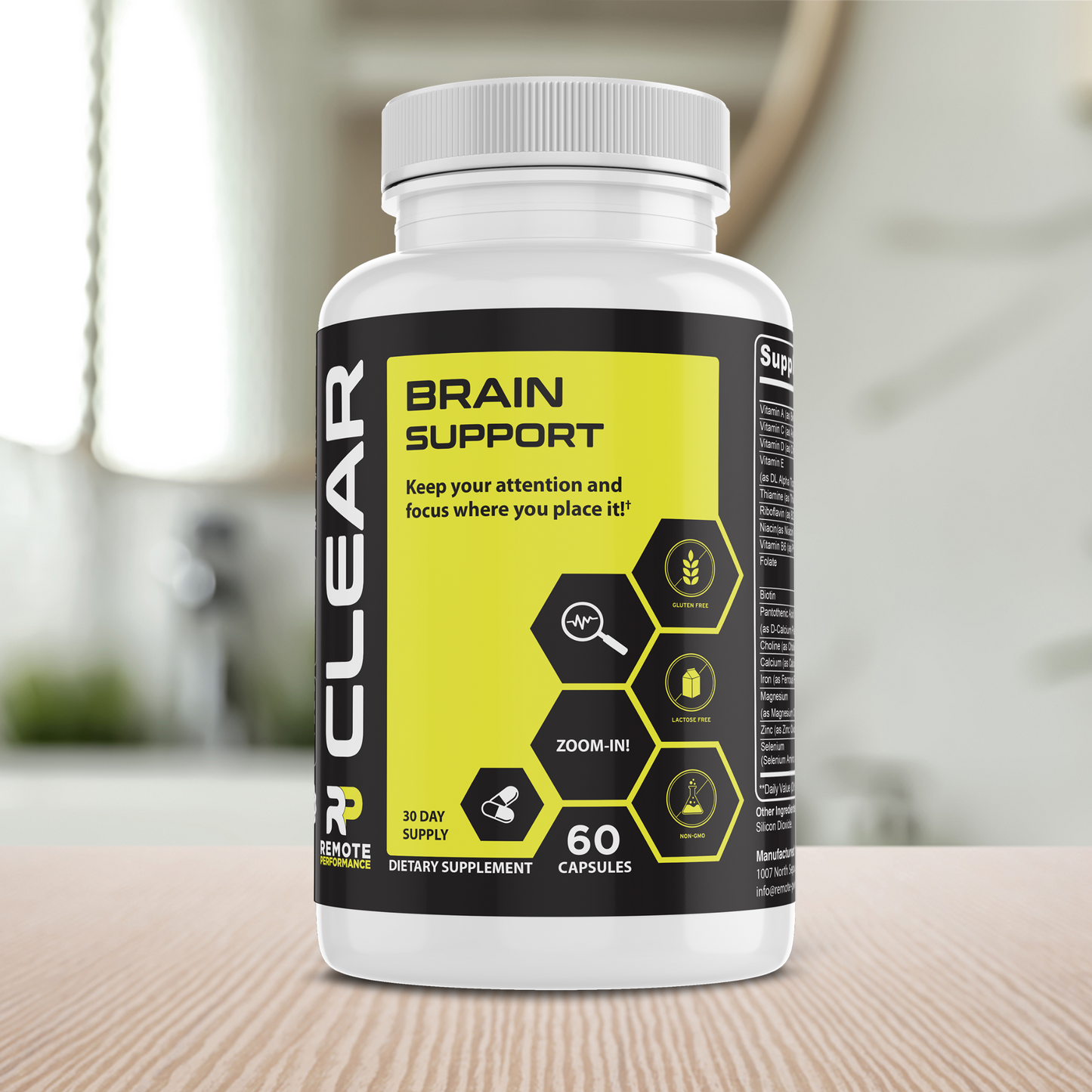 CLEAR Brain Support - Remote Performance