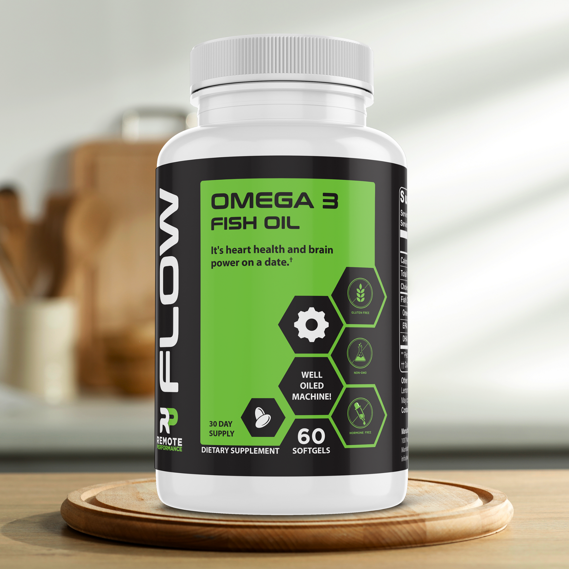 FLOW Omega 3 Fish Oil - Remote Performance